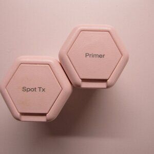 Pair of CADENCE Magnetic Petal Pink Small Travel Containers--Pre-owned